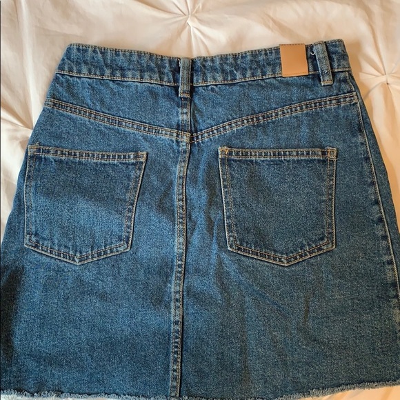 denim button down skirt - Picture 2 of 2